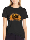 Be The Light In The Darkness Classic Cotton Tee – Unisex Comfort For Any Season