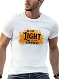 Be The Light In The Darkness Classic Cotton Tee – Unisex Comfort For Any Season