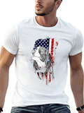 Beagle - Hound Dog - Patriotic - US Flag - Dog Lov Classic Cotton Tee – Unisex Comfort For Any Season