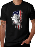 Beagle - Hound Dog - Patriotic - US Flag - Dog Lov Classic Cotton Tee – Unisex Comfort For Any Season