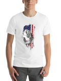 Beagle - Hound Dog - Patriotic - US Flag - Dog Lov Classic Cotton Tee – Unisex Comfort For Any Season