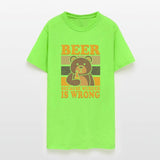 Bear Beer Lover Beer Drinking Beer Because Murder