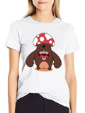 Beast Mushroom Monster Classic Cotton Tee – Unisex Comfort For Any Season