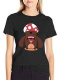 Beast Mushroom Monster Classic Cotton Tee – Unisex Comfort For Any Season