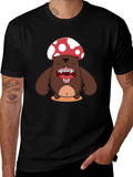 Beast Mushroom Monster Classic Cotton Tee – Unisex Comfort For Any Season