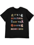 Beautiful Day Behavioral Shape Behaviors Classic Cotton Tee – Unisex Comfort For Any Season