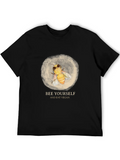 Bee Yourself - Eat Vegan Classic Cotton Tee – Unisex Comfort For Any Season