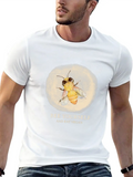 Bee Yourself - Eat Vegan Classic Cotton Tee – Unisex Comfort For Any Season