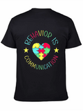 Behavior Is Communication Classic Cotton Tee – Unisex Comfort For Any Season