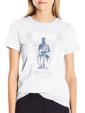 Iconic Moses Statue Graphic Print Tee