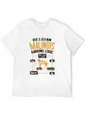 Belgian Malinois Barking Logic T-Shirt Classic Cotton Tee – Unisex Comfort For Any Season