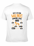 Belgian Malinois Barking Logic T-Shirt Classic Cotton Tee – Unisex Comfort For Any Season