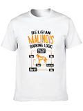 Belgian Malinois Barking Logic T-Shirt Classic Cotton Tee – Unisex Comfort For Any Season