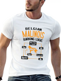 Belgian Malinois Barking Logic T-Shirt Classic Cotton Tee – Unisex Comfort For Any Season