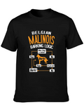 Belgian Malinois Barking Logic T-Shirt Classic Cotton Tee – Unisex Comfort For Any Season