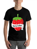 Berry Excited Strawberry Very Excited Pun Classic Cotton Tee – Unisex Comfort For Any Season