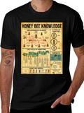 Honey Bee Knowledge Graphic T-Shirt