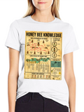 Honey Bee Knowledge Graphic T-Shirt