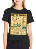 Honey Bee Knowledge Graphic T-Shirt