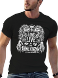 Long Live Animal Kingdom Graphic T-Shirt Black