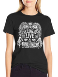Long Live Animal Kingdom Graphic T-Shirt Black