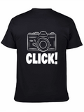 Camera Click Graphic Tee - Photographers Essential