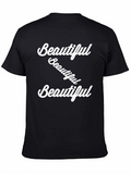 Beautiful Graphic Tee - Stylish Black T-Shirt