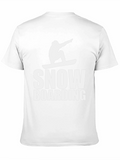 Snowboarding Graphic Tee - Black T-Shirt