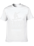 Snowboarding Graphic Tee - Black T-Shirt
