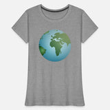 blue planet earth with green continents