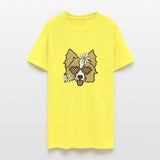 Border Collie light Brown Retro Dog