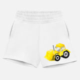 Bright Yellow Excavator with Power