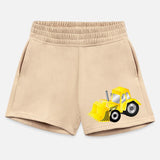 Bright Yellow Excavator with Power