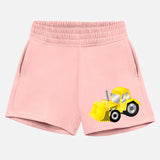 Bright Yellow Excavator with Power