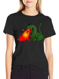 Dragon Fire Black T-Shirt