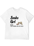 Snake Girl T-Shirt - Cool & Unique Design