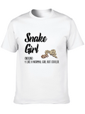 Snake Girl T-Shirt - Cool & Unique Design