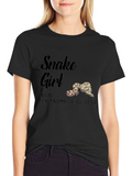 Snake Girl T-Shirt - Cool & Unique Design