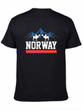 Norway Moose Graphic Tee - Black