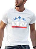 Norway Moose Graphic Tee - Black