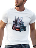 Futuristic Cityscape Graphic Tee