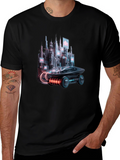Futuristic Cityscape Graphic Tee