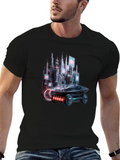 Futuristic Cityscape Graphic Tee