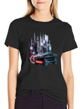 Futuristic Cityscape Graphic Tee