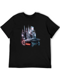 Futuristic Cityscape Graphic Tee