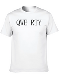 QWERTY Black Crew Neck T-Shirt