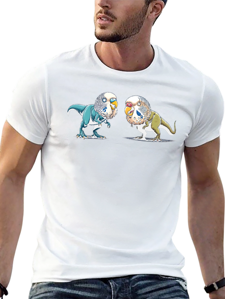 Parakeet Dinosaur T-Shirt