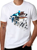 Piano Player Graphic Tee