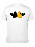 Bold Cartoon Character T-Shirt - Black