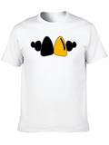 Bold Cartoon Character T-Shirt - Black